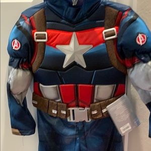 NWT Disney Marvel Captain America Costume 3T